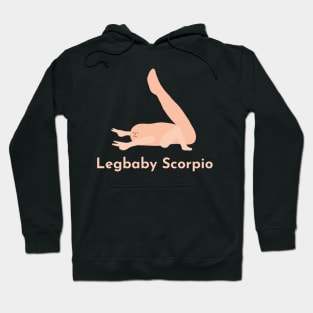 Legbaby Scorpio | Zodiac | Cute | Funny | Weird | Gift | Minimalist | Star Sign | Astrology | Hoodie